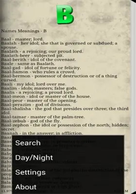 Bible Names with Meanings android App screenshot 5